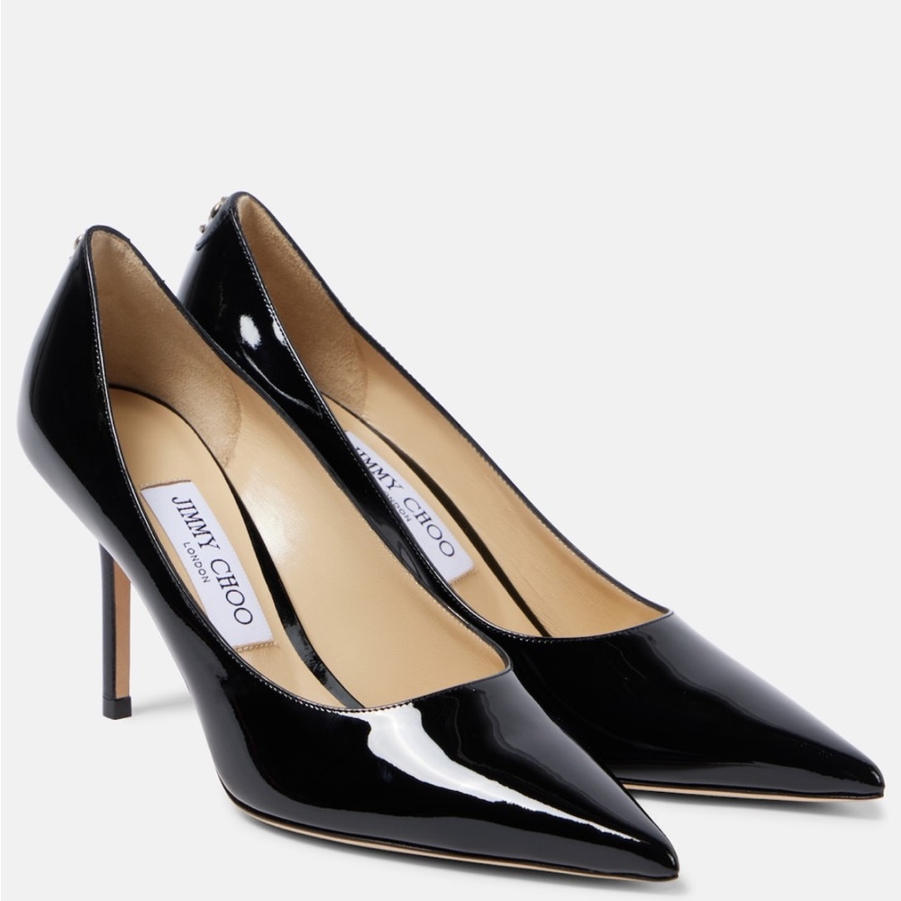 Jimmy Choo Glossy Black Heels
